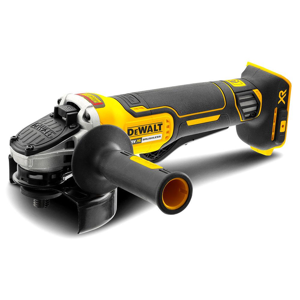 DeWalt DCG406N-XJ 18V XR Li-Ion Brushless Cordless 125mm (5") Paddle Switch Angle Grinder - Skin Only