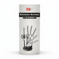 CF 8 piece kitchen knives set box on clean white background