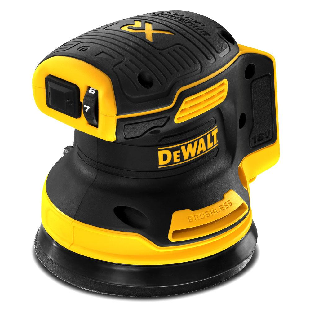 DeWalt DCW210N-XJ 18V XR Cordless Brushless 125mm Random Orbital Sander