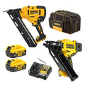DeWALT DCZ245P2-XE 18V XR 5.0Ah 2 Piece Nailer Kit