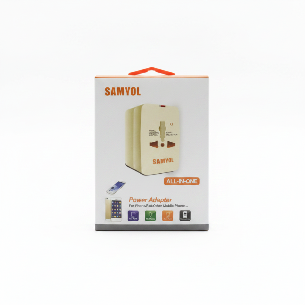 SAMVOL All-in-One Universal Power Adapter