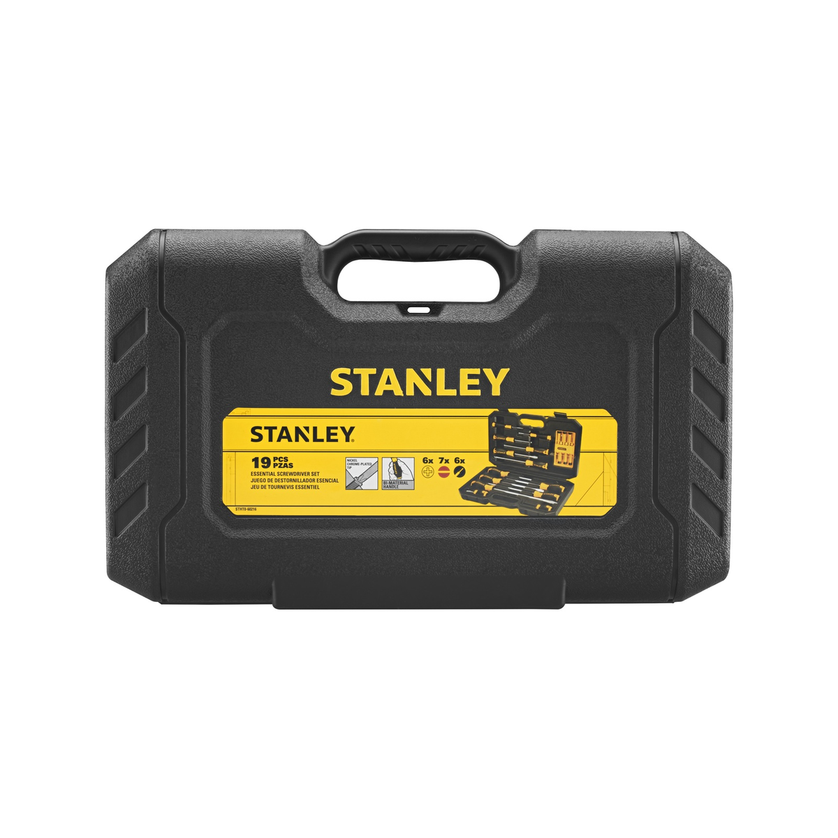 Stanley 19-Piece Screwdriver Set in black carry case