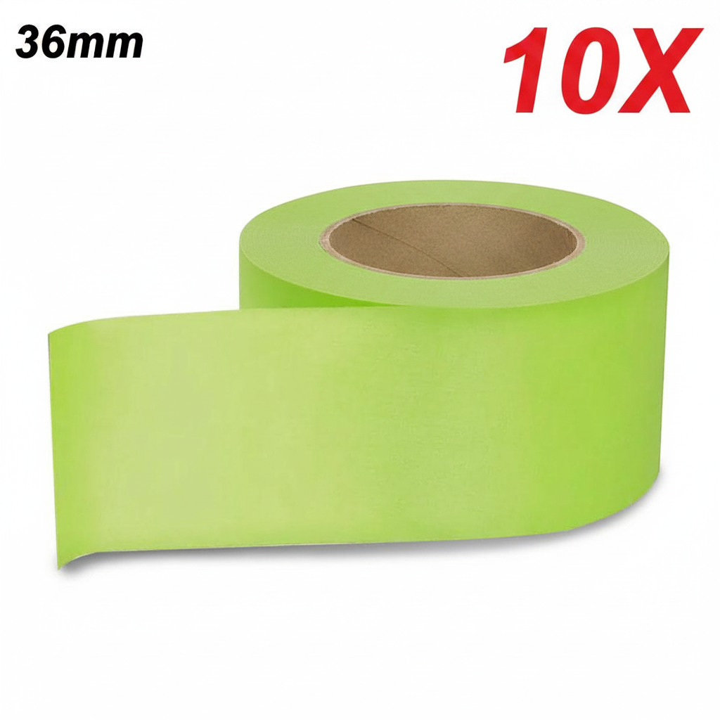 Green Painters Masking Tape 36mm x 50m - Pack of 10