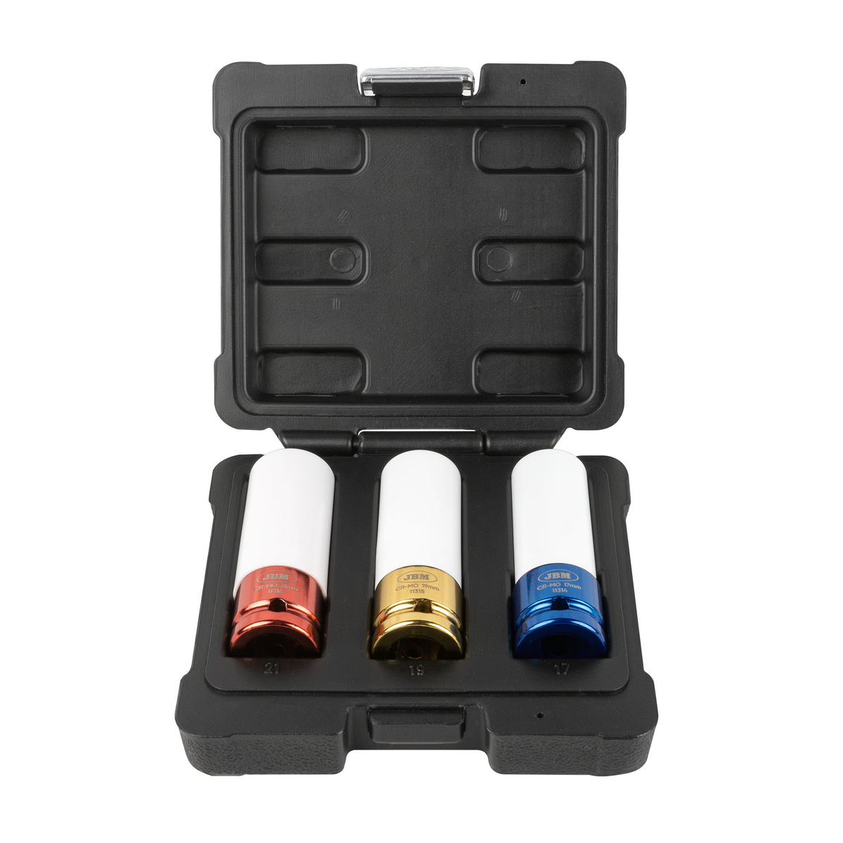 Kroftools 7003 3-Piece Thin-Wall Impact Socket Set in carry case