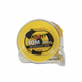BOSMT 10M x 25mm measuring tape BS-001 in yellow casing on clean white background