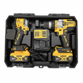 DeWalt DCF850 impact driver and DCD999 XRP hammer drill 18V XR combo kit with 2x5Ah batteries and DCB113-XE charger in TSTAK case